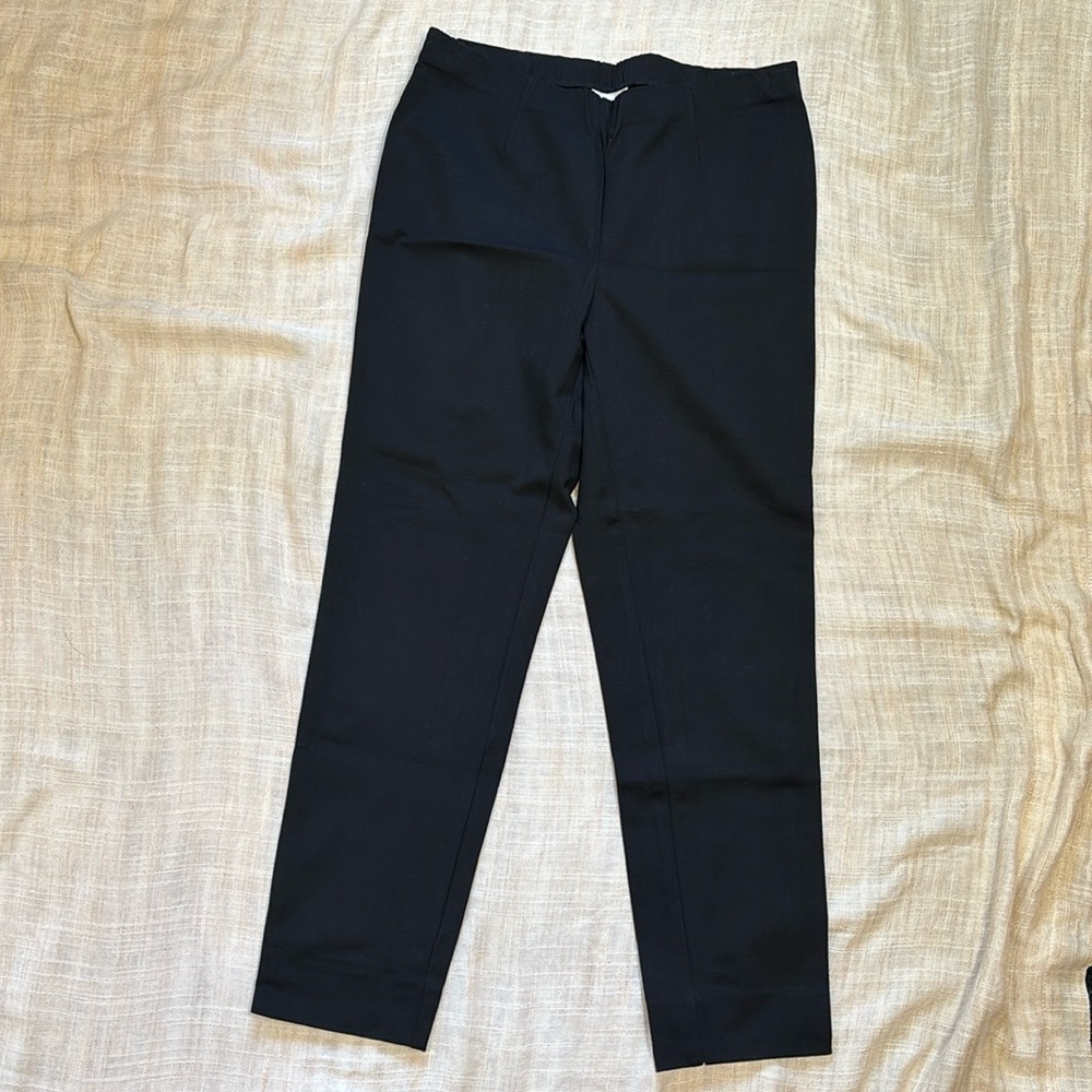J. Jill Stretch Slim Leg Pull On Ponte Pants, Black, size XS, EUC